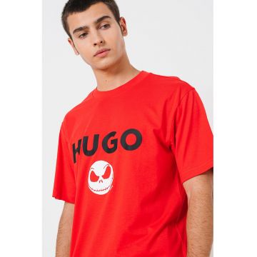 Tricou de bumbac cu logo Jack Skellington