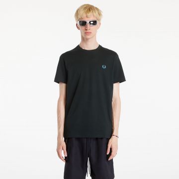 Tricou FRED PERRY Crew Neck T-Shirt Night Green/ Ocean