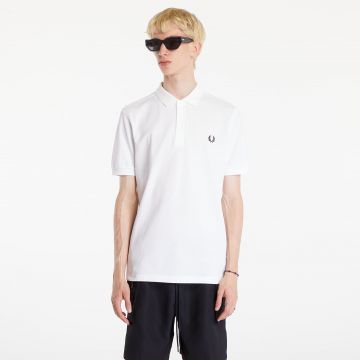 Tricou FRED PERRY Plain Polo Short Sleeve Tee White