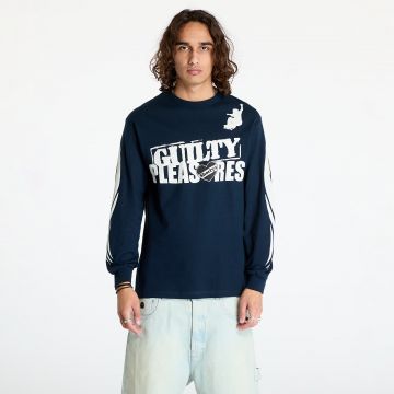 Tricou PLEASURES Guilty Long Sleeve Tee Navy