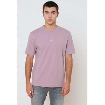 Tricou relaxed fit cu decolteu la baza gatului Chup