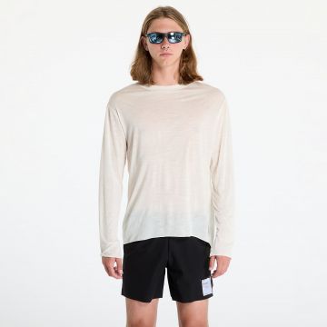 Tricou Satisfy CloudMerino Long Tee UNISEX Chalk