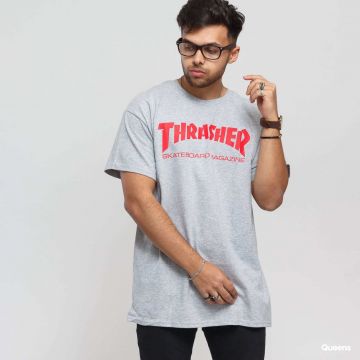 Tricou Thrasher Skate Mag T-Shirt Gray/ Red