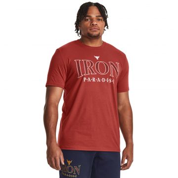 Tricou Under Armour PJT ROCK IRON SS Red