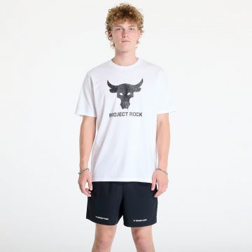 Tricou Under Armour Project Rock Brahma Bull SS Tee White