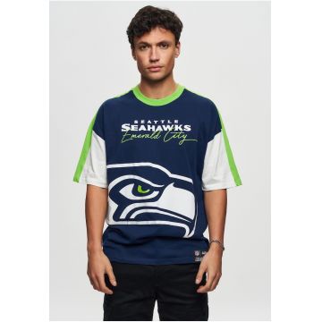 Tricou unisex din bumbac organic NFL Seattle Seahawks