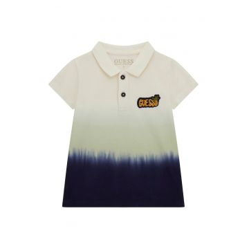 Tricou polo cu model tie-dye