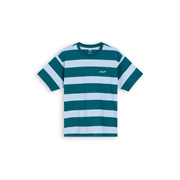 Tricou barbati - 302376445 - Bumbac - Albastru marin