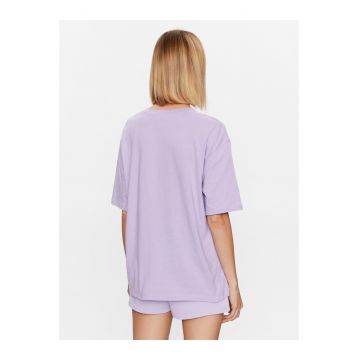 Tricou dama - 301885559 - Bumbac - Violet -