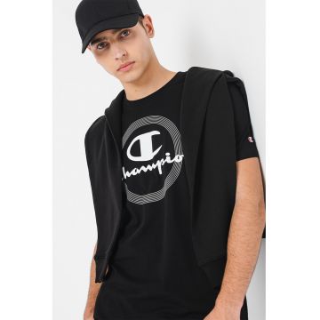 Tricou de bumbac cu imprimeu logo