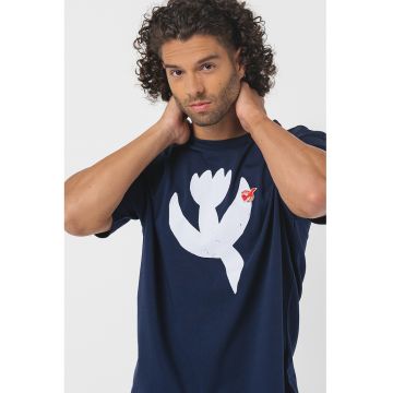 Tricou de bumbac organic cu imprimeu