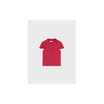 Tricou polo copii - 302038190 - Bumbac - Rosu