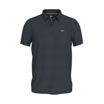 Tricou polo slim fit din bumbac