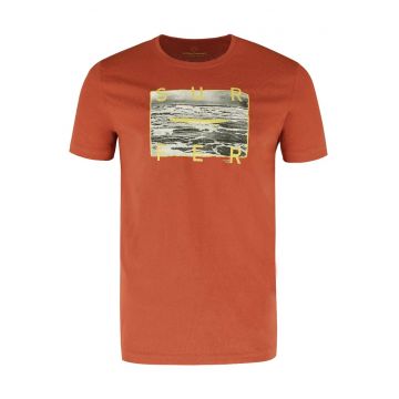 Tricou barbati T-Surfis - Bumbac - Portocaliu