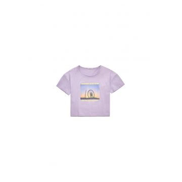 Tricou copii - 301922711 - Bumbac - Violet