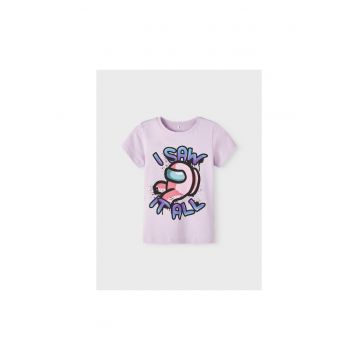 Tricou copii - 301993186 - Bumbac - Violet