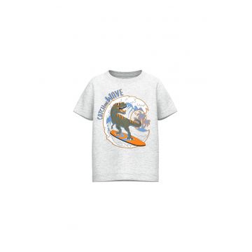 Tricou copii - 301994541 - Bumbac - Elastan - Gri