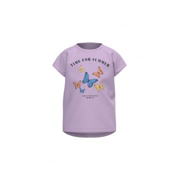 Tricou copii - 301994749 - Bumbac - Violet