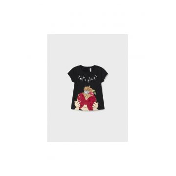 Tricou copii - 302037551 - Bumbac - Negru