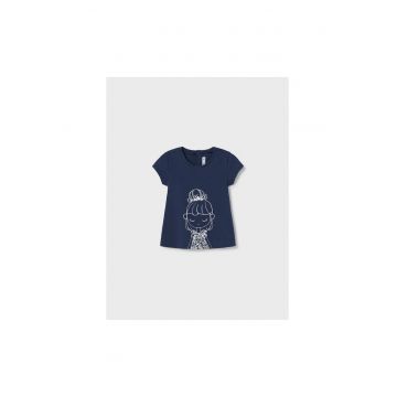 Tricou copii - 302037575 - Bumbac - Albastru marin