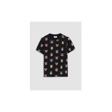 Tricou copii - 302620906 - Bumbac - Negru