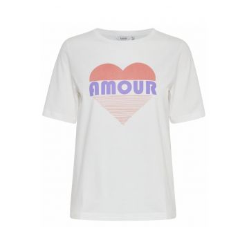 Tricou dama - 301709688 - Bumbac - Alb