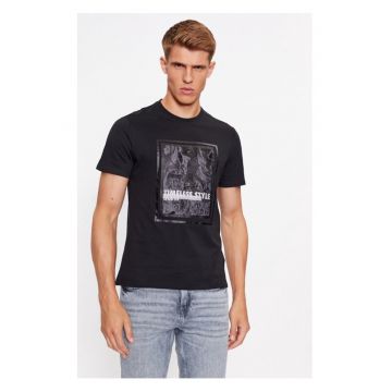 Tricou barbati - 977758 - Negru - Bumbac