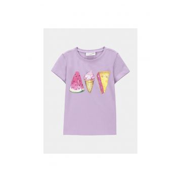 Tricou copii - 10149 - Violet - Bumbac