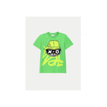 Tricou copii - 358159 - Verde - Bumbac