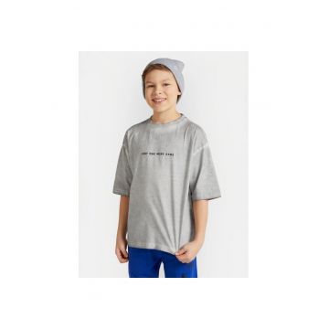 Tricou copii - 48036 - Gri - Bumbac