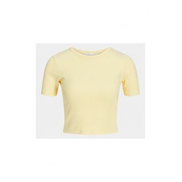 Tricou dama - 303306397 - Galben - Bumbac