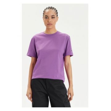 Tricou dama - 90899 - Bumbac - Violet