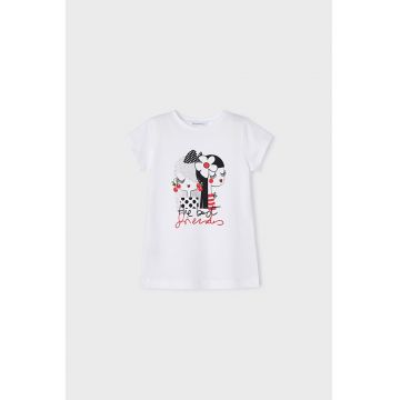 Tricou de bumbac cu imprimeu grafic