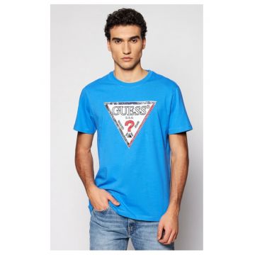 Tricou barbati - 102278 - Albastru - Bumbac