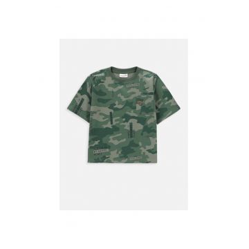 Tricou copii - 14437 - Verde - Bumbac