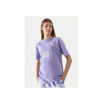 Tricou copii - 19583 - Bumbac - Violet