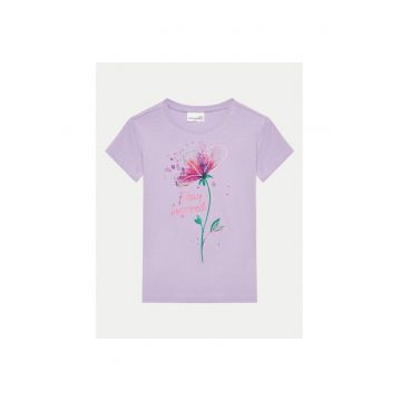 Tricou copii - 358128 - Violet - Bumbac