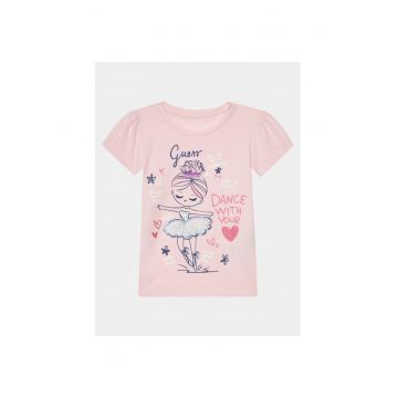 Tricou copii - 373337 - Roz - Bumbac