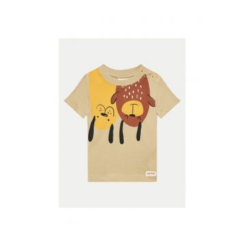 Tricou copii - 49699 - Bej - Bumbac