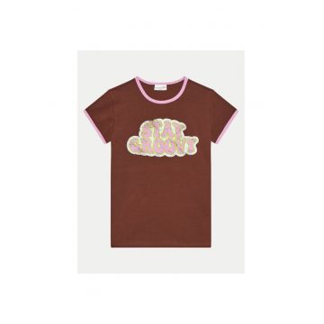 Tricou copii - 49767 - Maro - Bumbac