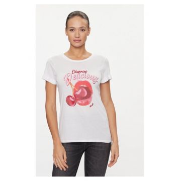 Tricou dama - 397999 - Alb - Bumbac