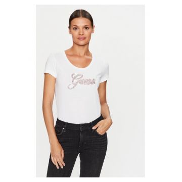 Tricou dama - 871421 - Alb - Bumbac