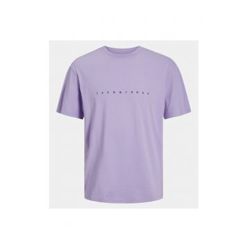 Tricou barbati - 303263652 - Violet - Bumbac