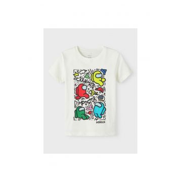 Tricou copii - 489176 - Alb - Bumbac