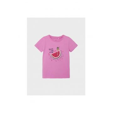 Tricou copii - 999669 - Roz - Bumbac -