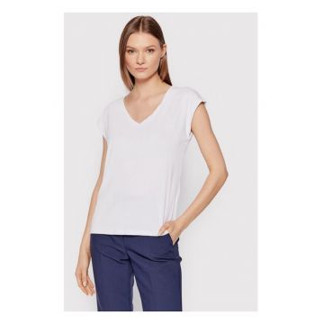 Tricou dama - 33193 - Modal - Alb