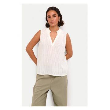 Tricou dama - 369384 - Alb - Bumbac