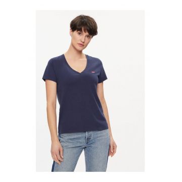 Tricou dama - 866112 - Bleumarin - Bumbac