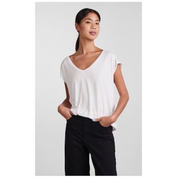 Tricou dama - 92499 - Modal - Alb