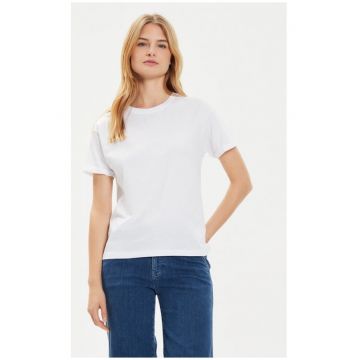 Tricou dama - 95836 - Bumbac - Alb